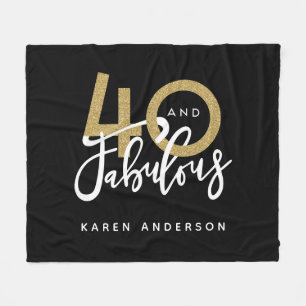 40 und fabelhaft fleecedecke