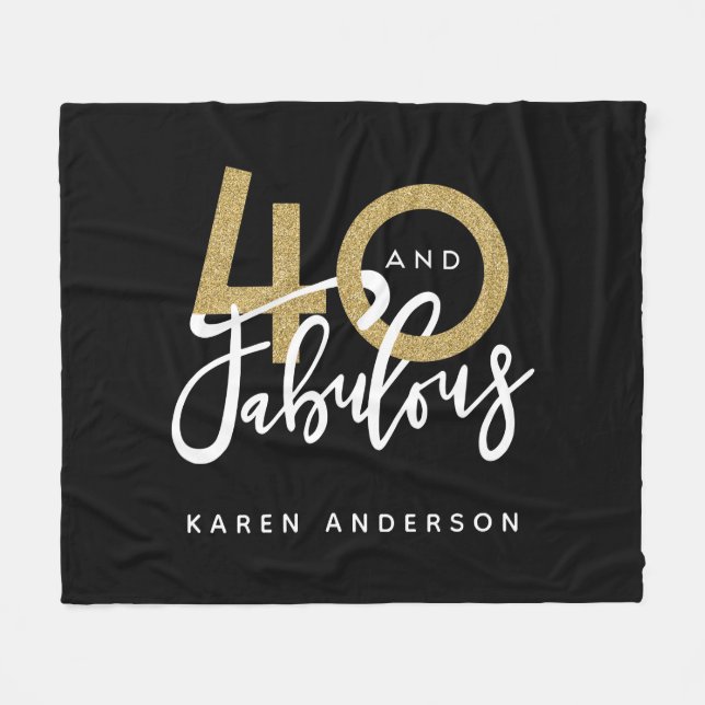 40 und fabelhaft fleecedecke (Vorderseite (Horizontal))
