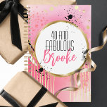 40 und fabelhafte rosa Abstrakte Feminine Planer<br><div class="desc">Suchen Sie einen praktischen,  aber auch hübschen Planer? Dieser Planer ist ein preisgünstiges Geschenk,  das jeden begeistern wird! Sie können eine persönliche Nachricht und ihren Namen auch hinzufügen!</div>