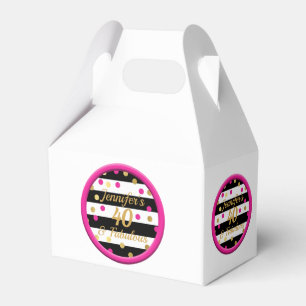 40 und fabelhafte weiße Kabelboxen mit Handgriff Geschenkschachtel