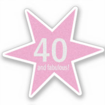 40 und Fabulous Geburtstag