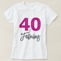 40 und fabulous Geburtstagsgeschenk
