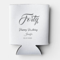 40. vierzigster BuchstabeGeburtstag Name Datum Jah