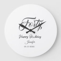 40. vierzigster Geburtstag Buchstabe Name Datum Ja
