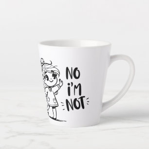 40? Wer, ich? Links Tasse