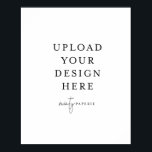 40" x 50" extra großes Poster - Portrait<br><div class="desc">Passen Sie Ihre Karte in Templett an. Nachdem Sie die Bearbeitung abgeschlossen haben, laden Sie Ihre Datei im JPG-Format herunter (vergessen Sie nicht, die Blindoption zu aktivieren). Laden Sie Ihr Design hier hoch, indem Sie auf den blauen Button "Personalisieren" klicken.</div>