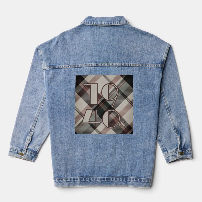 40er jeansjacke (Rückseite)