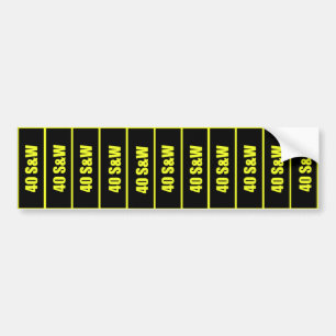 40S&W - Ammo Can Decals Autoaufkleber