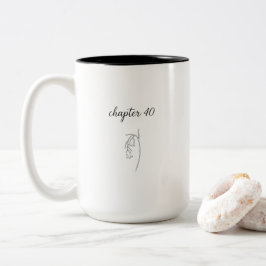 40th Birthday Coffee Mug Gift for Her Women 40th Zweifarbige Tasse