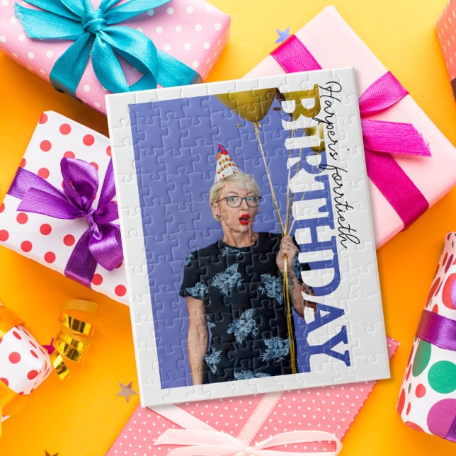 40th Birthday Photo college Party  Puzzle (Von Creator hochgeladen)