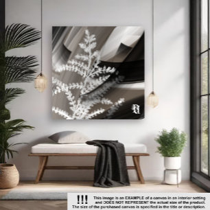 40x40"Terra’s sanfte Flüsterabstrakt Braune Blume Leinwanddruck