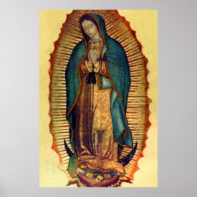 40x60 Das Foto von unserem Lady Guadalupe Poster (Vorne)