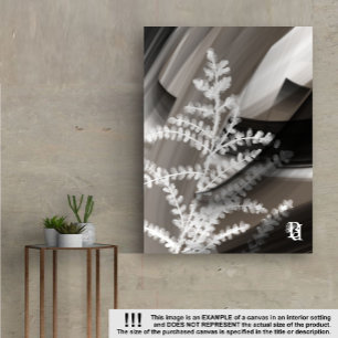 40x60"Terra’s sanfte Flüsterabstrakt braune Blume Leinwanddruck