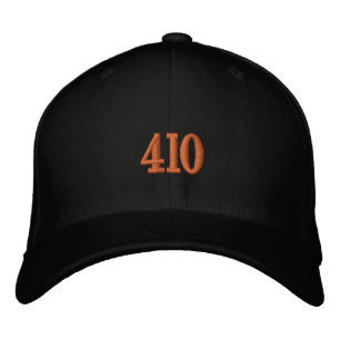 410 Flächencode Bestickte Baseballkappe