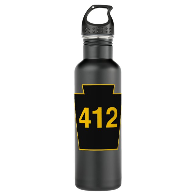 412 EDELSTAHLFLASCHE (Vorderseite)