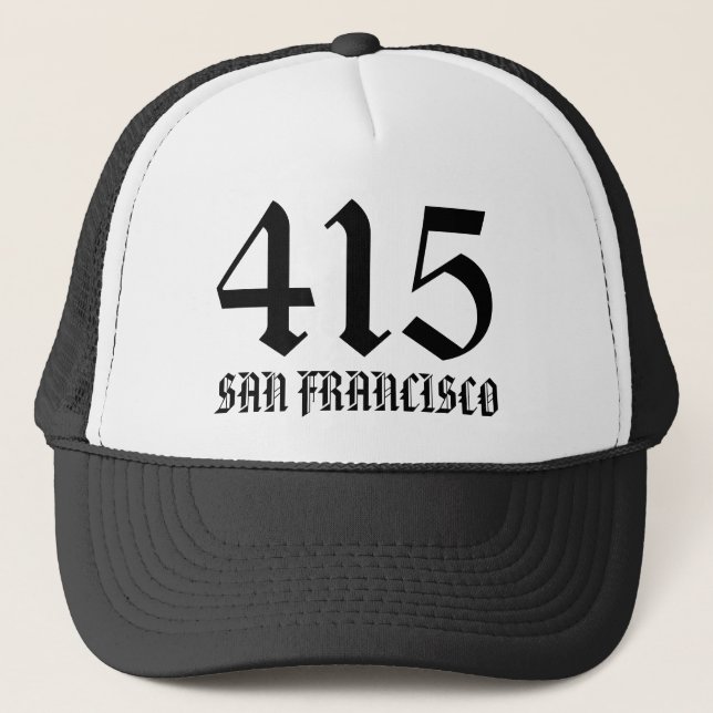 415 San Francisco Hut Truckerkappe (Vorderseite)