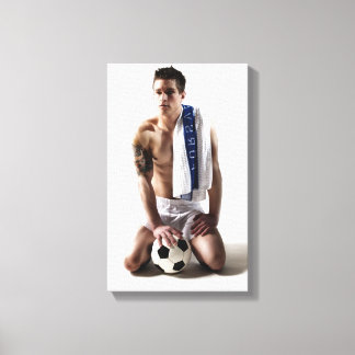 41873a Soccer Jock Leinwanddruck