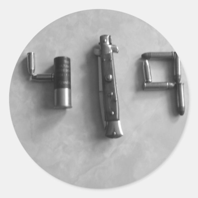 419 Tools Runder Aufkleber (Vorderseite)