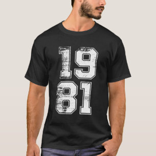 41. 1981 41 für T-Shirt