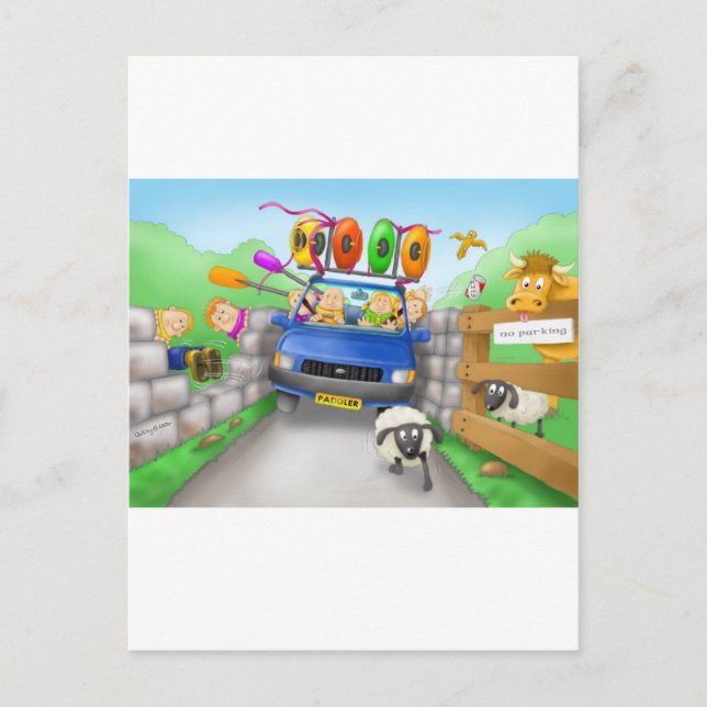 41. Fahrt Postkarte (Vorderseite)