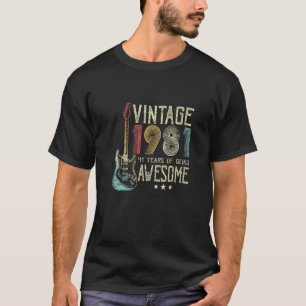 41. Geburtstag Frauen Männer Vintage Awesome 1981 T-Shirt