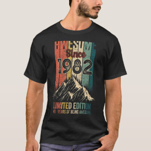 41. Geburtstag Großartig seit 1982 Vintage T-Shirt