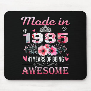 41. Geburtstag Made In 1985 41 Jahre großartig Mousepad