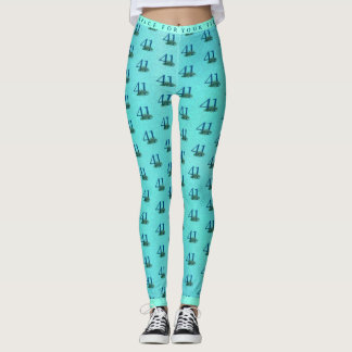 41. Geburtstag oder Jubiläum Pfauenmuster Leggings