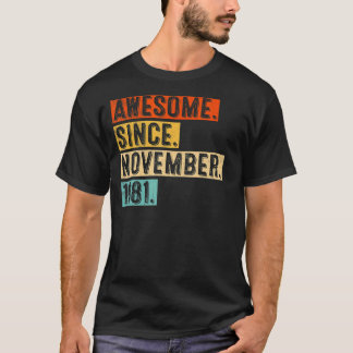 41. Geburtstag Phantastisch seit November 1981 41 T-Shirt