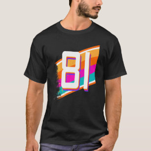 41. Geburtstag Vintage Pop Retro Vintage 1981 T-Shirt