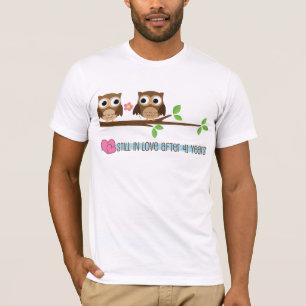 41. Hochzeitstag-Eulen T-Shirt
