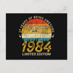 41 Jahre alt 1984 Retro Phantastisch 41. Geburtsta Postkarte