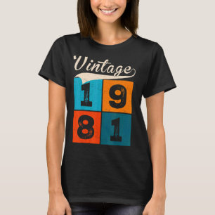 41 Jahre alt für Männer Frauen am Geburtstag Vinta T-Shirt