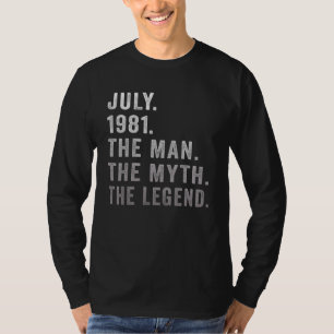 41 Jahre alt Geburtstag Der Mythos des Menschen Le T-Shirt