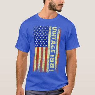 41 Jahre alte Geschenke Vintag 1981 amerikanische T-Shirt