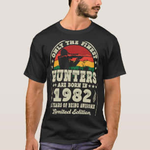 41 Jahre Jäger auf Hirschjagd Vintag 1982 41. T-Shirt