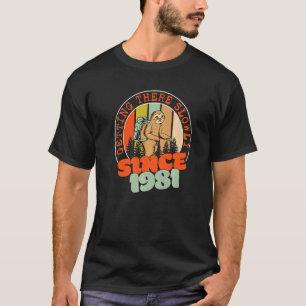 41 Jahre langsamer Weg seit 1981 41. Geburtstag T-Shirt