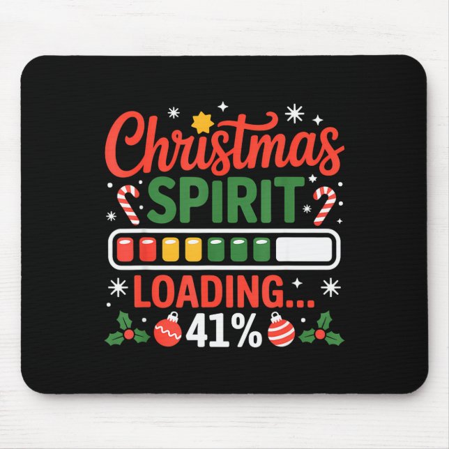 41 Meme Weihnachtsgeist lädt 41% Four One für  Mousepad (Vorne)