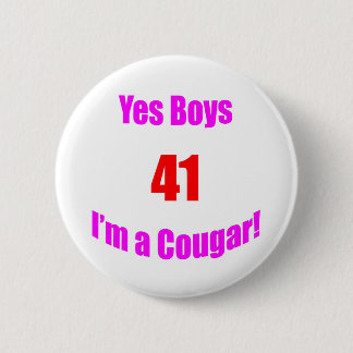 41 Puma-Geburtstag Button