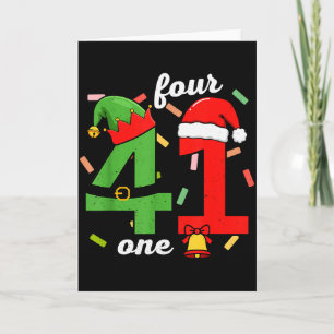 41 Weihnachten Lustig 4 1 Meme Vier Eins Xmas Jung Karte