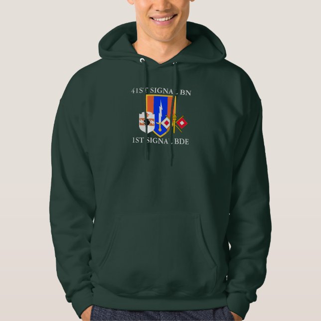 41ST SIGNAL BATTALION 1ST SIGNAL BRIGADE  HOODIE (Vorderseite)