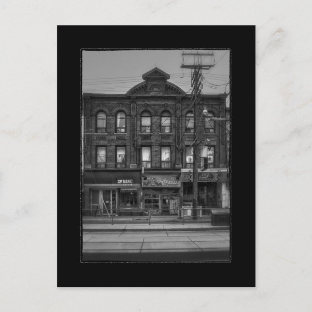 422 - 426 Uni St 2 mit Grenze Postkarte (Vorderseite)