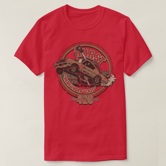426 Hemi Bear a Cuda Barracuda T-Shirt (Design vorne)