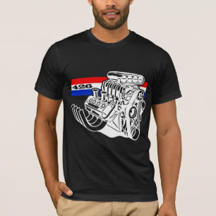 426 HEMI durchgebrannter V8-Motor T-Shirt