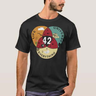 42 Answer to Life Universe and Everything Funny VI T-Shirt