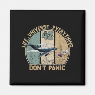 42 Antwort auf das Leben das Universum und alles D Magnet