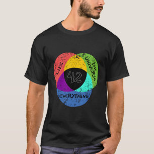 42 Antwort auf das Leben das Universum und alles T-Shirt