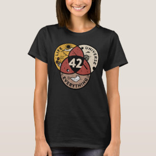 42 Antwort auf das Leben und alles Vintage T-Shirt