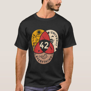 42 Antwort auf Leben Universum und alles Wissensch T-Shirt