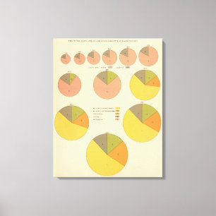 42 Bevölkerung, Elemente 1790-1900 Leinwanddruck